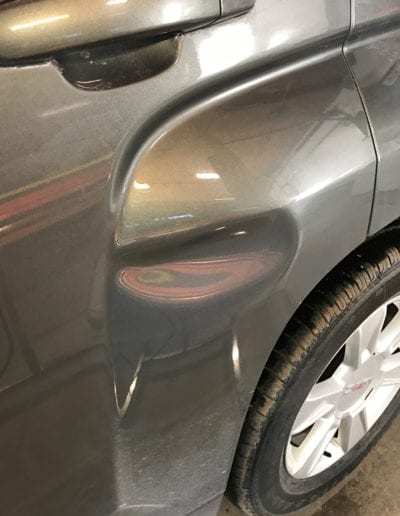 Before Paintless Dent Removal